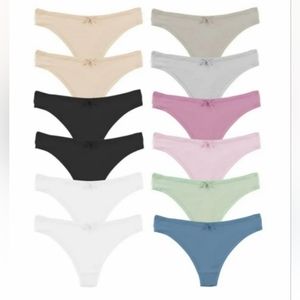 Jo & Bette Thong Panties 12pr (M)